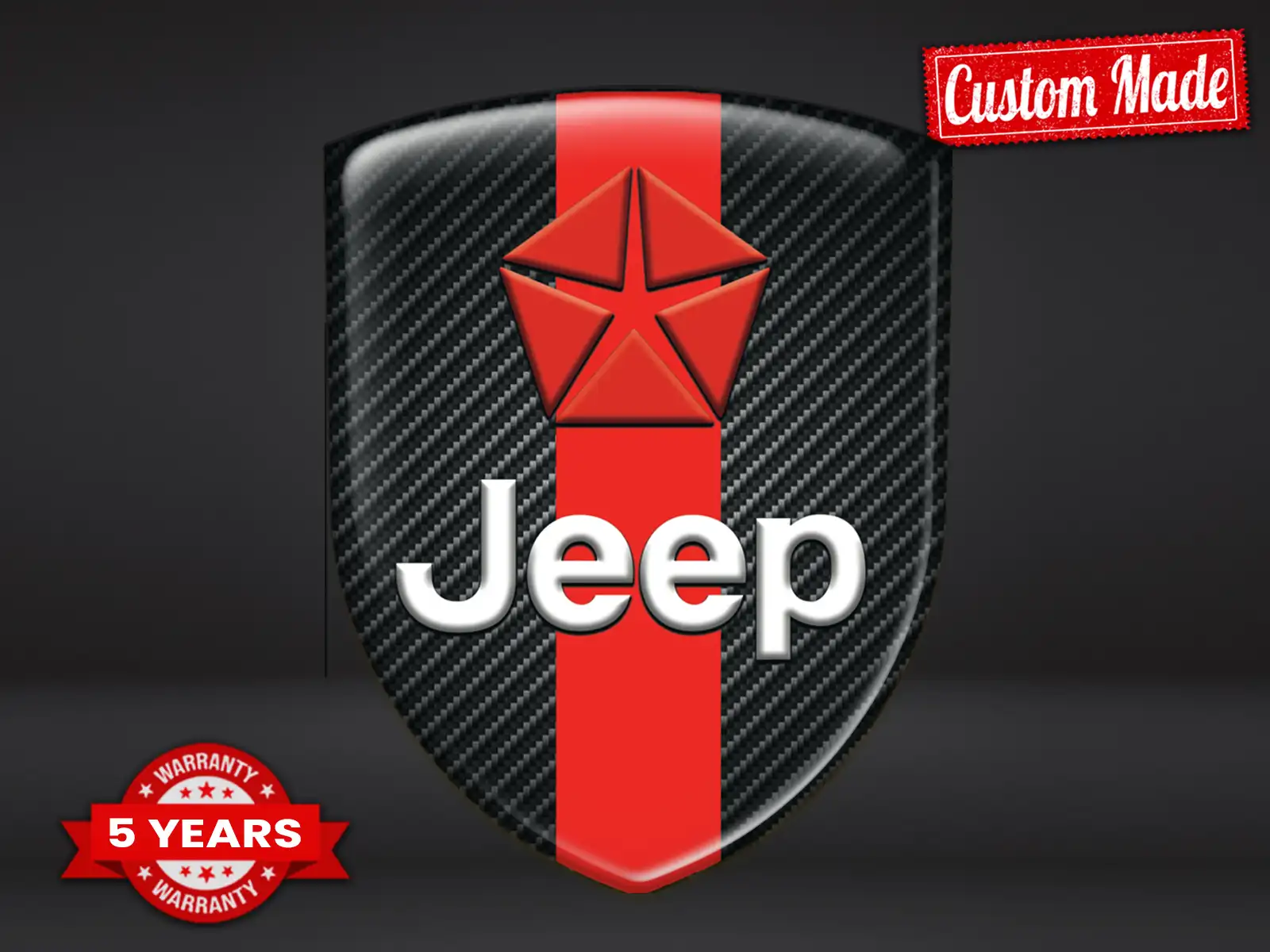 Jeep Badge Max Durable Stylish Pro Performance Edition